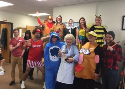 MedCare Therapy Center Halloween Staff Photo